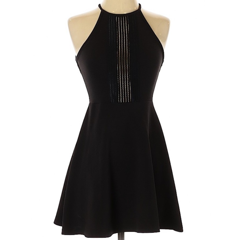 WINDSOR Black Halter-neckline Dress